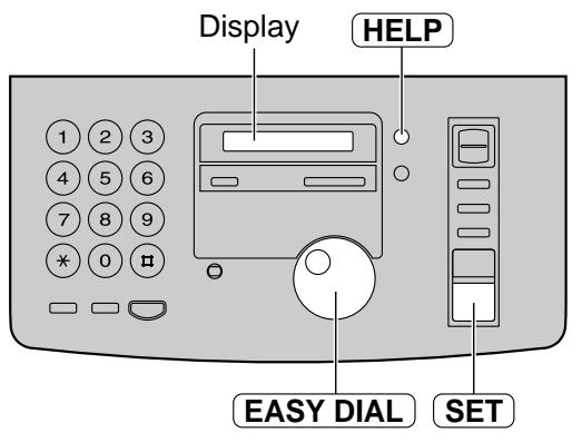 PANASONIC KXFP181E - Help function - 1