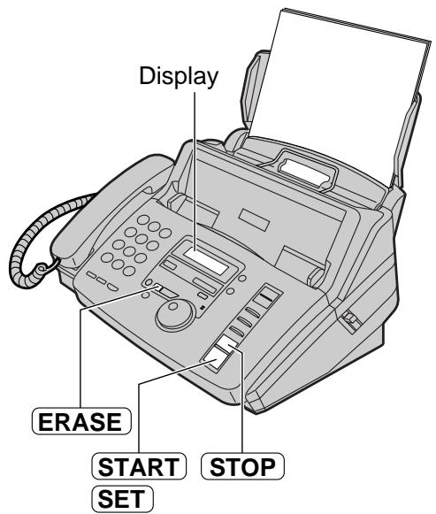 PANASONIC KXFP181E - Erasing your own recorded greeting messages - 1