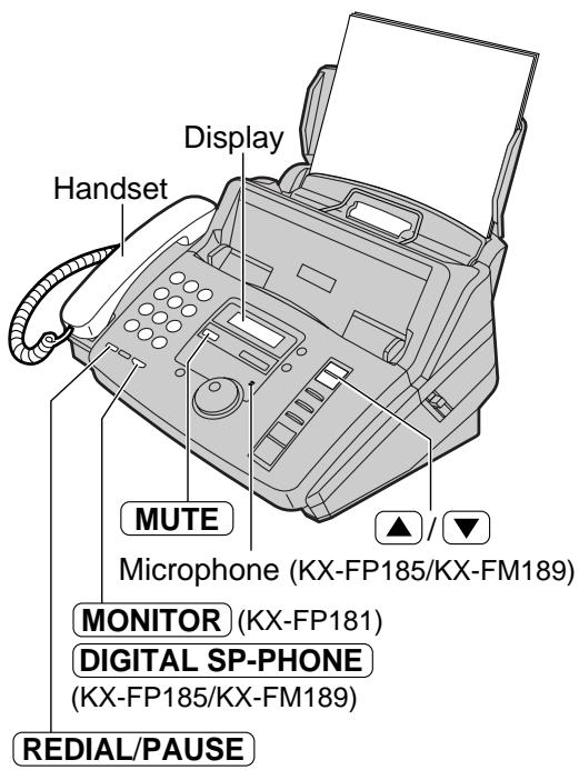 PANASONIC KXFP181E - Voice calls - making - 1