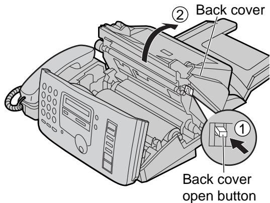 PANASONIC KXFP181E - Replacing the ink film - 2