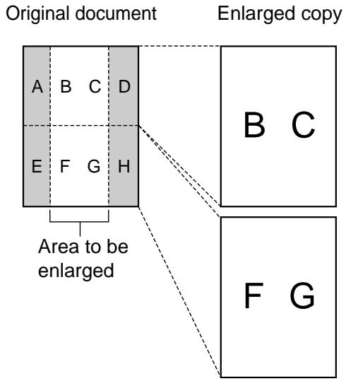 PANASONIC KXFP181E - To enlarge a document - 1