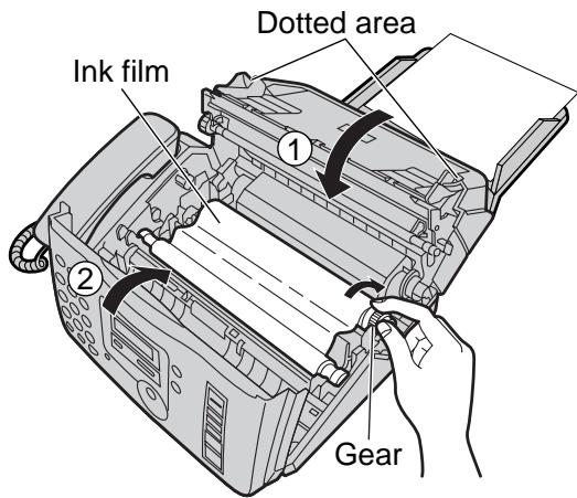 PANASONIC KXFP181E - Recording paper jam - 6