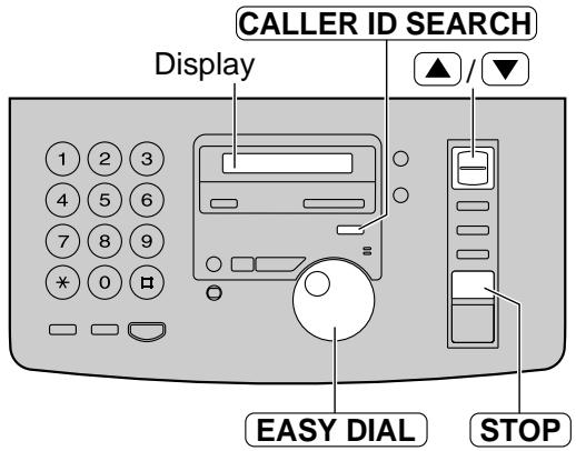PANASONIC KXFP181E - Viewing caller information on the display - 2