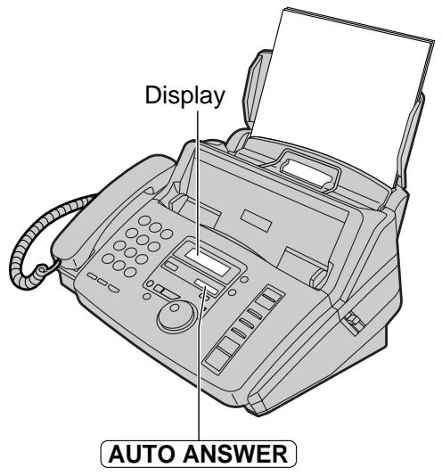 PANASONIC KXFP181E - Setting up the voice and fax message reception - 2