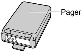 PANASONIC KXFP181E - When your pager receives a pager call - 1