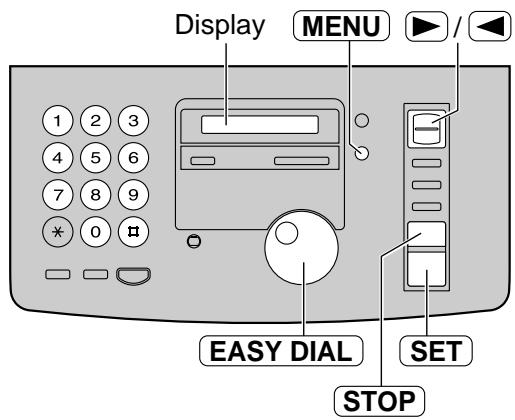 PANASONIC KXFP181E - Setting the date and time - 1