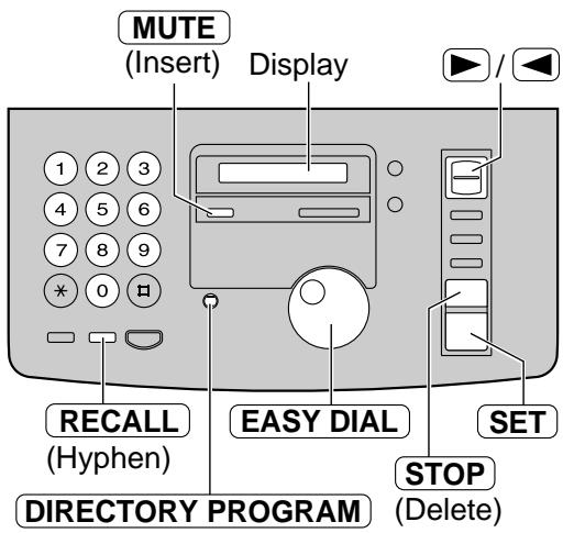 PANASONIC KXFP181E - Press Directory PROGRAM to exit the program. - 1
