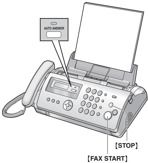 PANASONIC KXFP205E - Activating TEL mode - 1