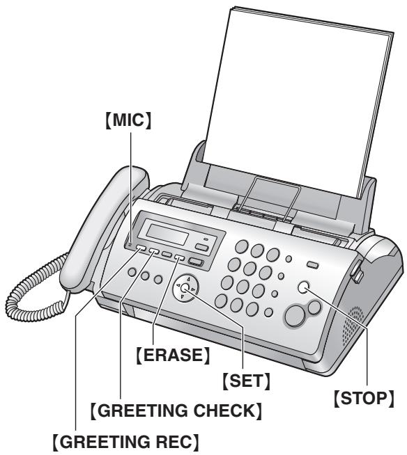 PANASONIC KXFP205E - message - 1