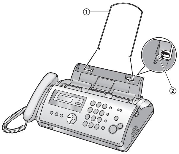 PANASONIC KXFP205E - Paper support - 1
