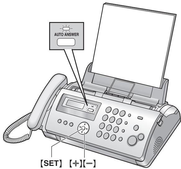 PANASONIC KXFP205E - Activating FAX ONLY mode - 1