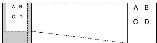 PANASONIC KXFP205E - Example: 150% enlarged copy - 1