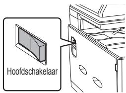 SHARP MXC250E/F/FE/MXC300E/W/WE - De stroom uitschakelen - 1