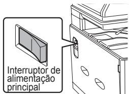 SHARP MXC250E/F/FE/MXC300E/W/WE - Desligar a alimentacao - 2