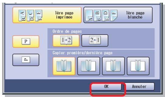 PANASONIC DP-C322 - Sélectionnez l'ordre des pages et le format de la copie. - 2