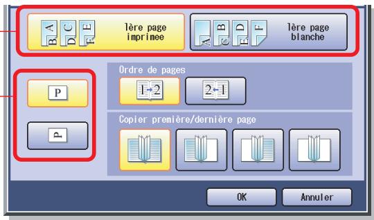 PANASONIC DP-C322 - Sélectionnez un format de livre et l'orientation. - 3