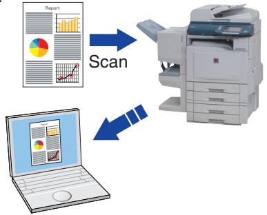 PANASONIC DP-C322 - Scan vers le PC - 1