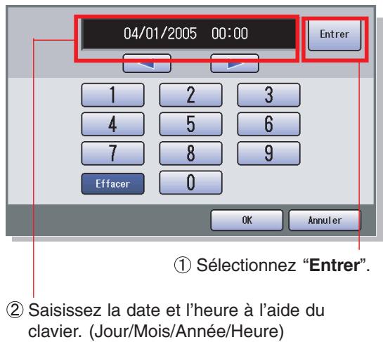 PANASONIC DP-C322 - Saisissez le code d'identification (4 chiffres), puis sélectionnez "OK". - 2