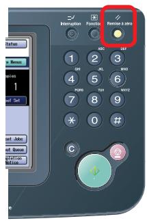 PANASONIC DP-C322 - Saisissez le code d'identification (4 chiffres), puis sélectionnez "OK". - 5