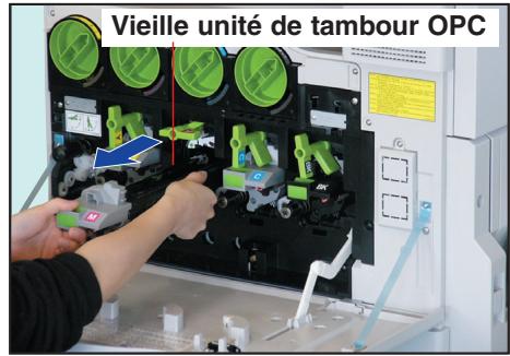 PANASONIC DP-C322 - Tirez l'unité de tambour OPC hors de l'appareil. - 1
