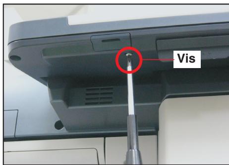 PANASONIC DP-C322 - Enlevez la vis à l'aide d'un tournevis. - 7
