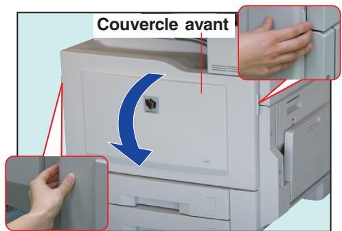 PANASONIC DP-C322 - Ouvrez le couvercle avant. - 1
