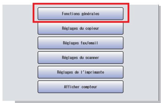 PANASONIC DP-C322 - Appuyez sur la touche Fonction. - 2