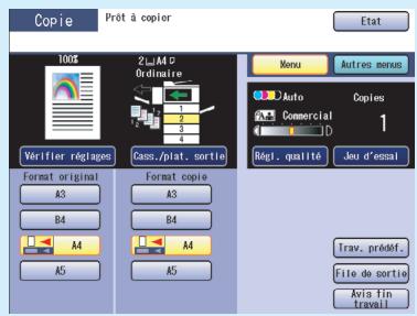 PANASONIC DP-C322 - Écran tactile en couleurs - 1