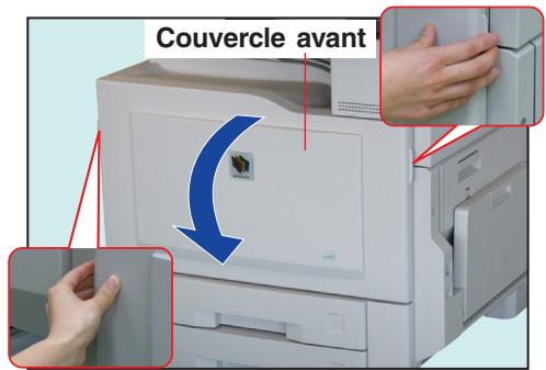 PANASONIC DP-C322 - Ouvrez le couvercle avant. - 1