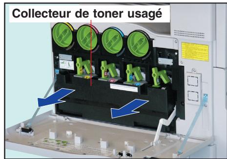 PANASONIC DP-C322 - Retirez le collecteur de toner usagé. - 1