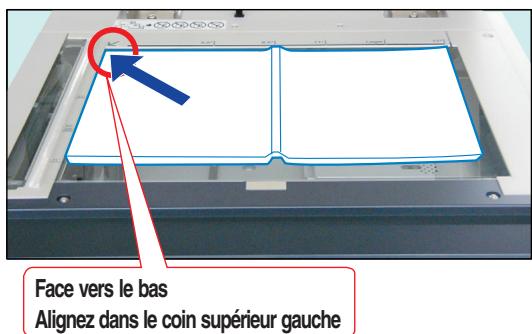 PANASONIC DP-C322 - Déposez le livre sur la vitre d'exposition. - 1
