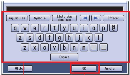 PANASONIC DP-C322 - Sélectionnez "02. Ajout adresse email". - 2