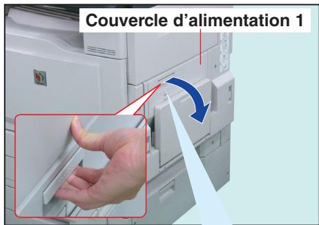 PANASONIC DP-C323 - Ouvrez le couvercle d'alimentation 1. - 1