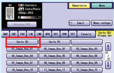 PANASONIC DP-C323 - Lors du transfert des données vers une carte mémoire SD. - 4