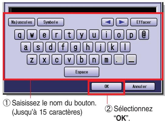 PANASONIC DP-C323 - Saisissez le nom du bouton correspondant au repertoire, puis selectionnez "OK". - 1
