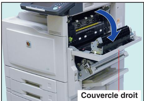 PANASONIC DP-C323 - Ouvrez le couvercle du côté droit. - 1