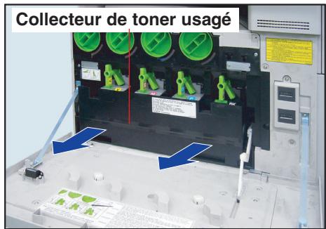 PANASONIC DP-C323 - Retirez le collecteur de toner usage. - 1