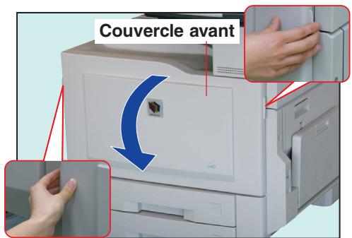 PANASONIC DP-C323 - Ouvrez le couvercle avant. - 1