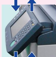 PANASONIC DP-C323 - Réglage de l'inclinaison du panneau de commandes - 5