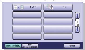 PANASONIC DP-C323 - Lorsque "Vérifier réglages" est sélectionné. - 1