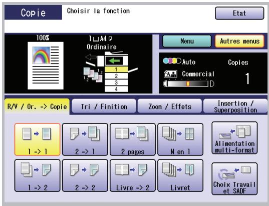PANASONIC DP-C323 - Autres menus - 1