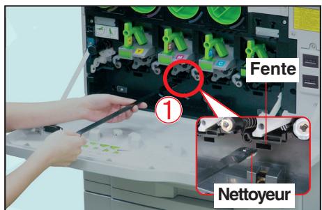 PANASONIC DP-C323 - Nettoyage de la vitre du diaphragme de l'unité laser (4 fentes). - 1