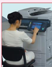 PANASONIC DP-C323 - Réglage de l'inclinaison du panneau de commandes - 7
