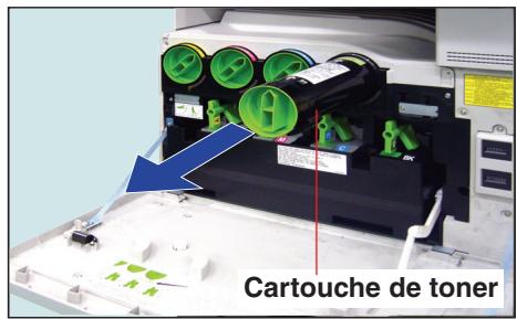 PANASONIC DP-C323 - Tirez la cartouche de toner vide. - 1