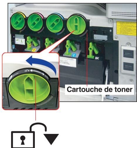 PANASONIC DP-C323 - Ouvrez le couvercle avant. - 3