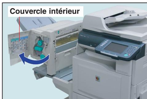 PANASONIC DP-C323 - Zone du finisseur de piqure à cheval à 1 case - 5