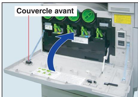 PANASONIC DP-C323 - Fermez le couvercle avant delicatement. - 1
