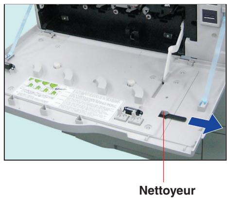 PANASONIC DP-C323 - Retirez le nettoyeur de l'intérieur du couvercle avant. - 1