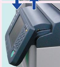 PANASONIC DP-C323 - Réglage de l'inclinaison du panneau de commandes - 6