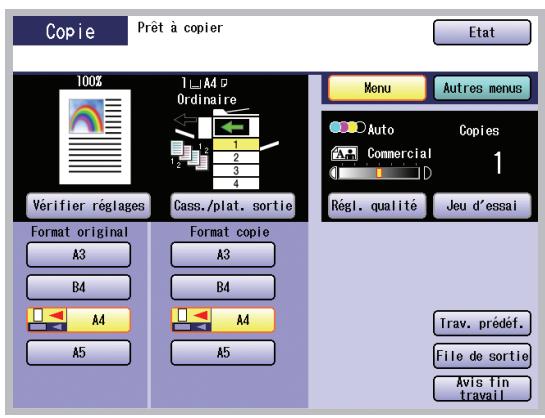 PANASONIC DP-C323 - Menu de base - 1